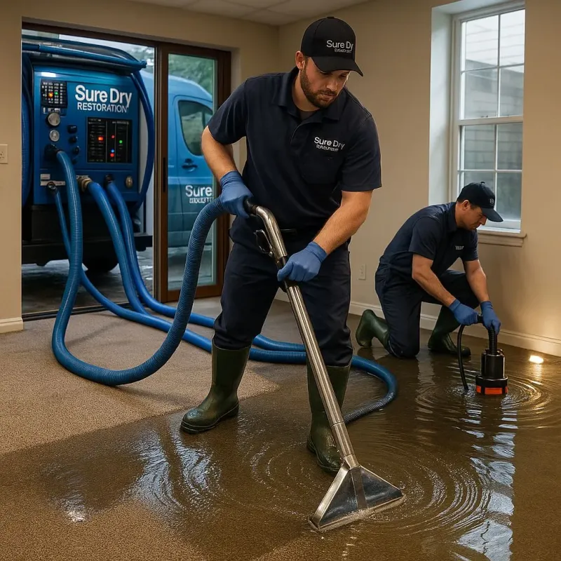 Water Extraction and Removal process in Reidsville, NC
